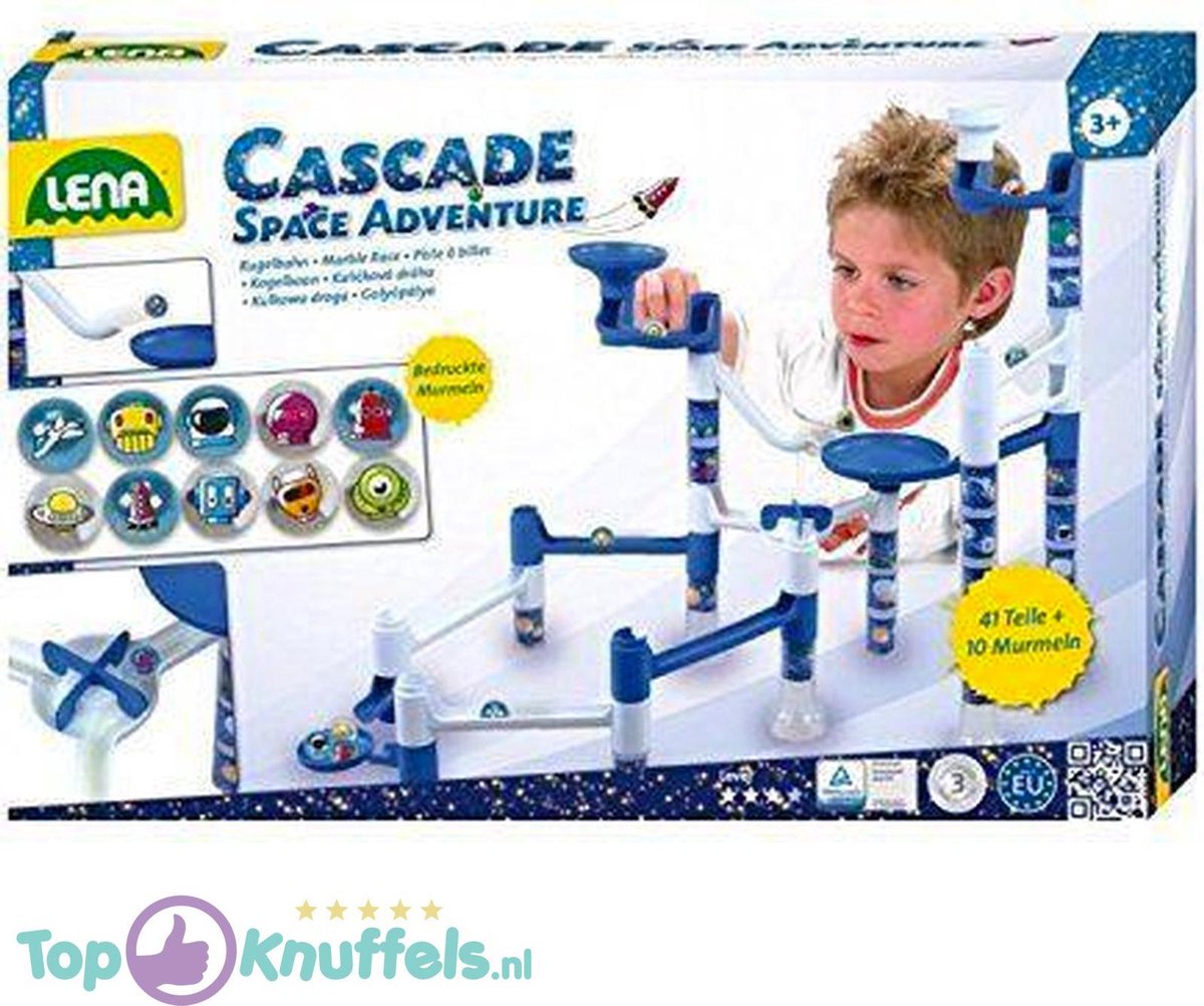 Cascade Space Adventure Knikkerbaan voor kinderen (Speelgoed) | Marble Mania - Marble Run - Marble Track | Knikker Baan - Knikker Race - Knikkeren | Speelgoed racebaan voor kinderen